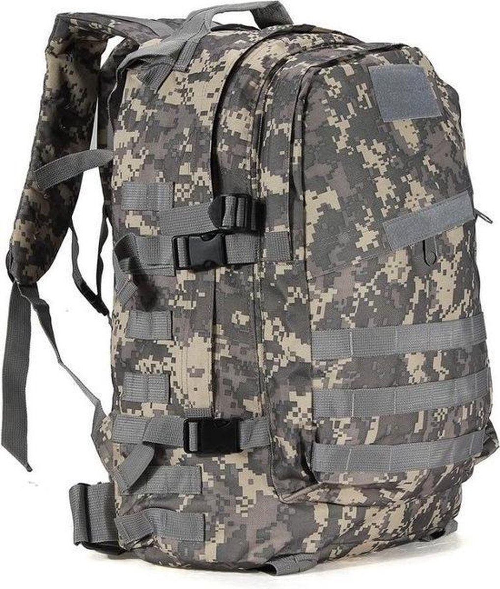 Backpack - Militair Tactisch - Techno Camouflage - Wandelrugzak - 55 Liter