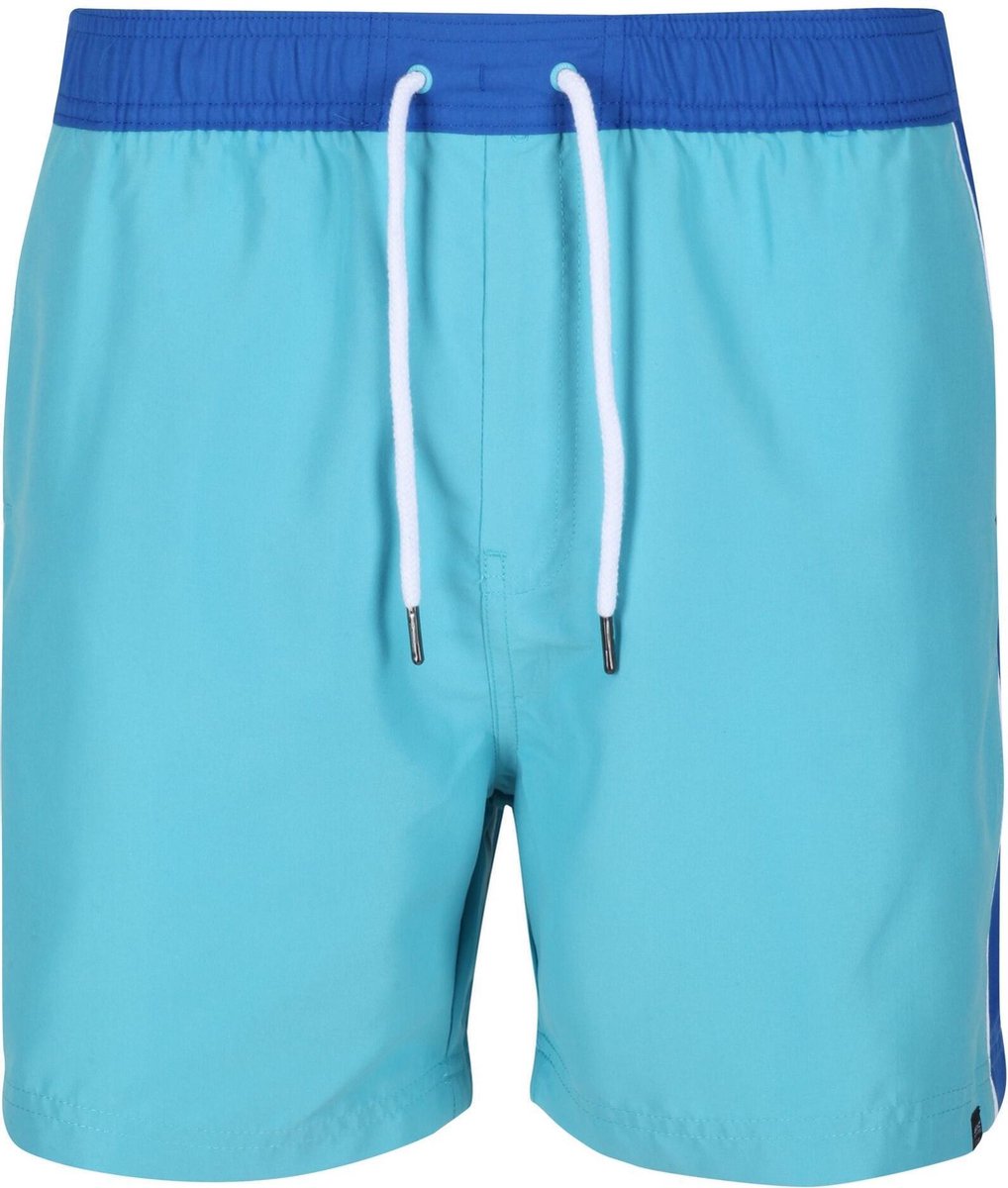 Regatta Zwemshort Amias Heren Polyester Lichtblauw/blauw Maat M