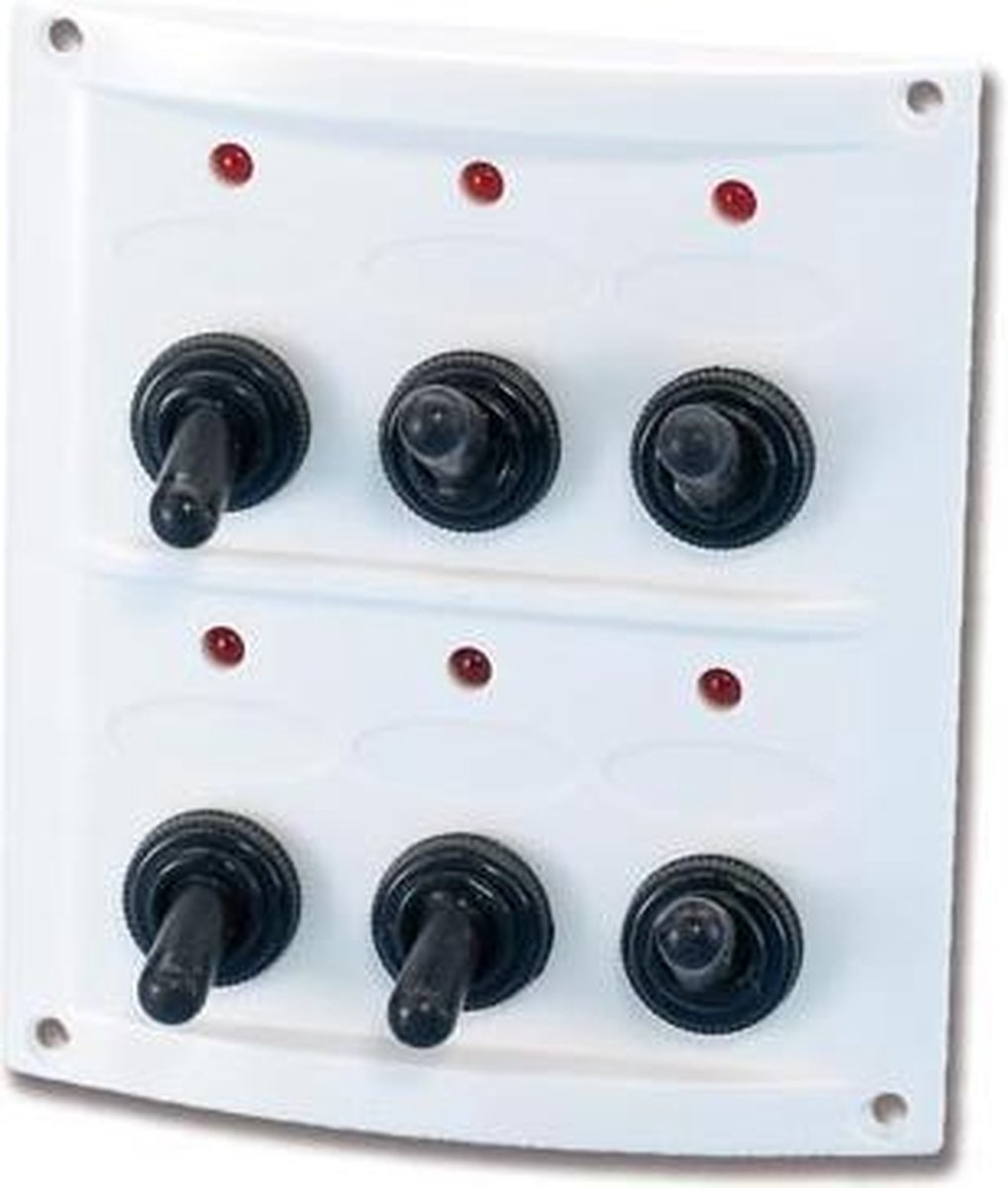 SCHAKELPANEEL 12 V - 6 SCHAKELAARS