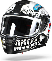 Nexx SX.100 Big Shot Wit Integraalhelm - Motorhelm - Maat XL