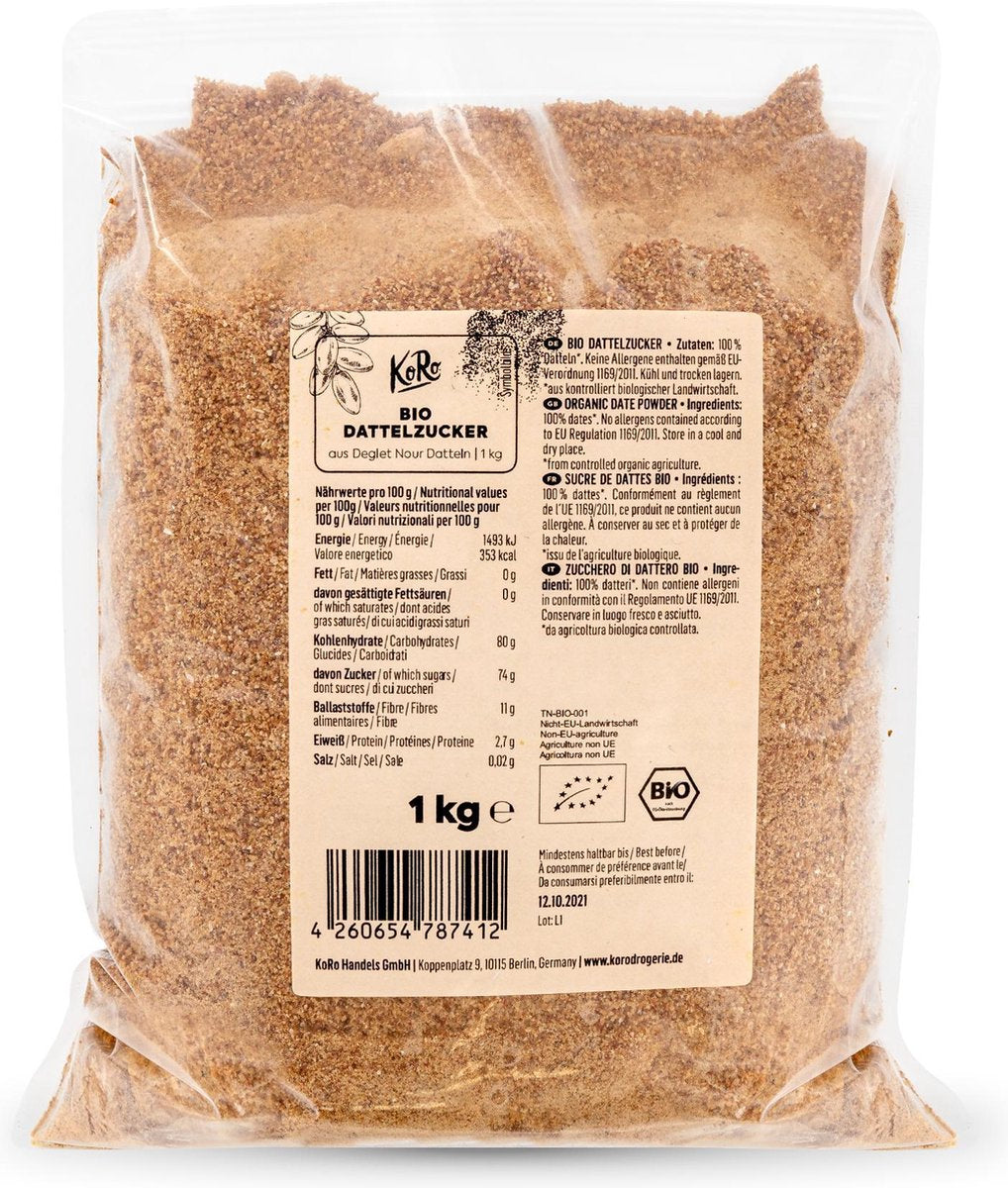 KoRo | Biologische dadelsuiker 1 kg