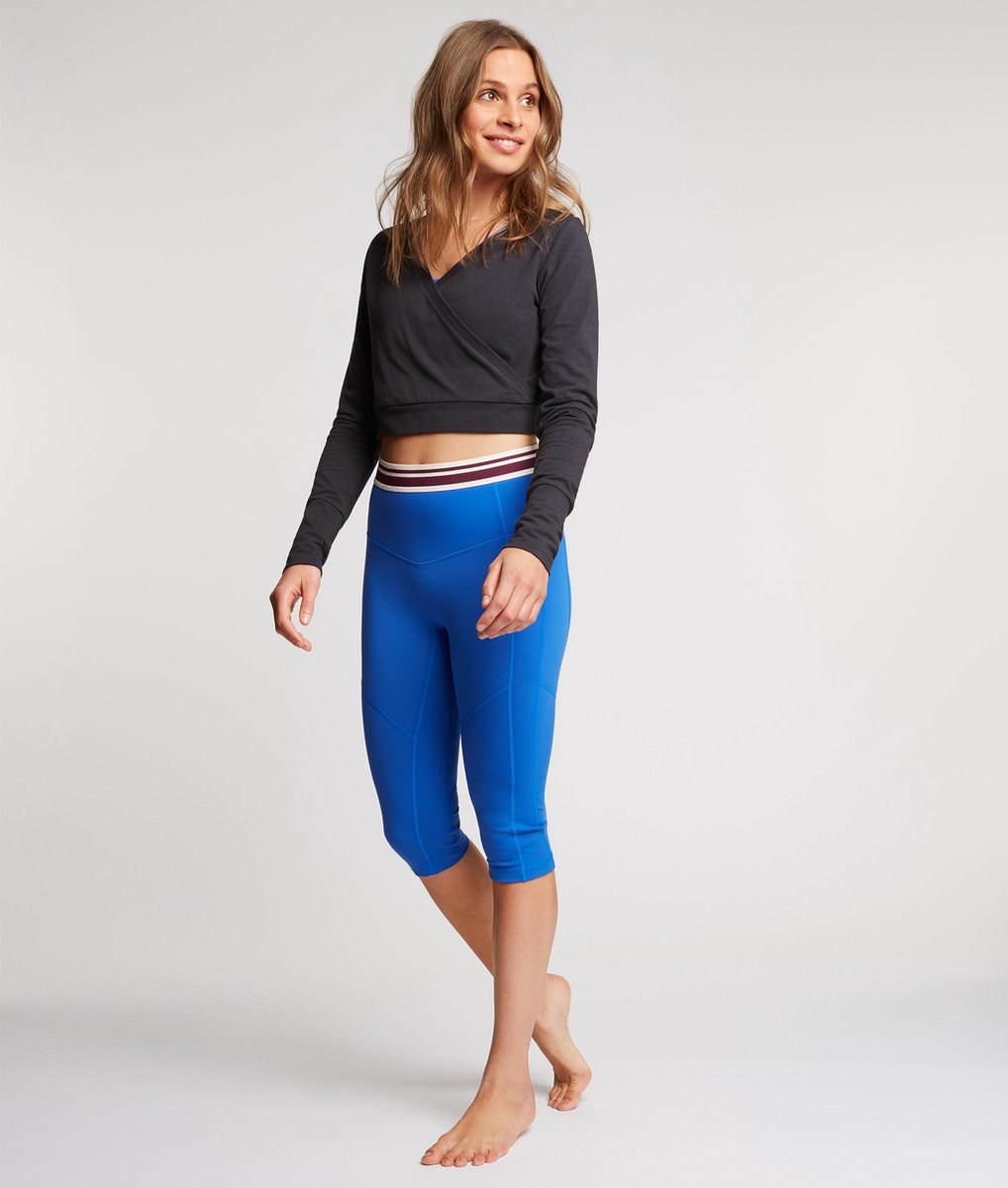 Zense - Dames 3/4 Yoga Legging Lee - Cobalt - M