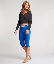 Zense - Dames 3/4 Yoga Legging Lee - Cobalt - M