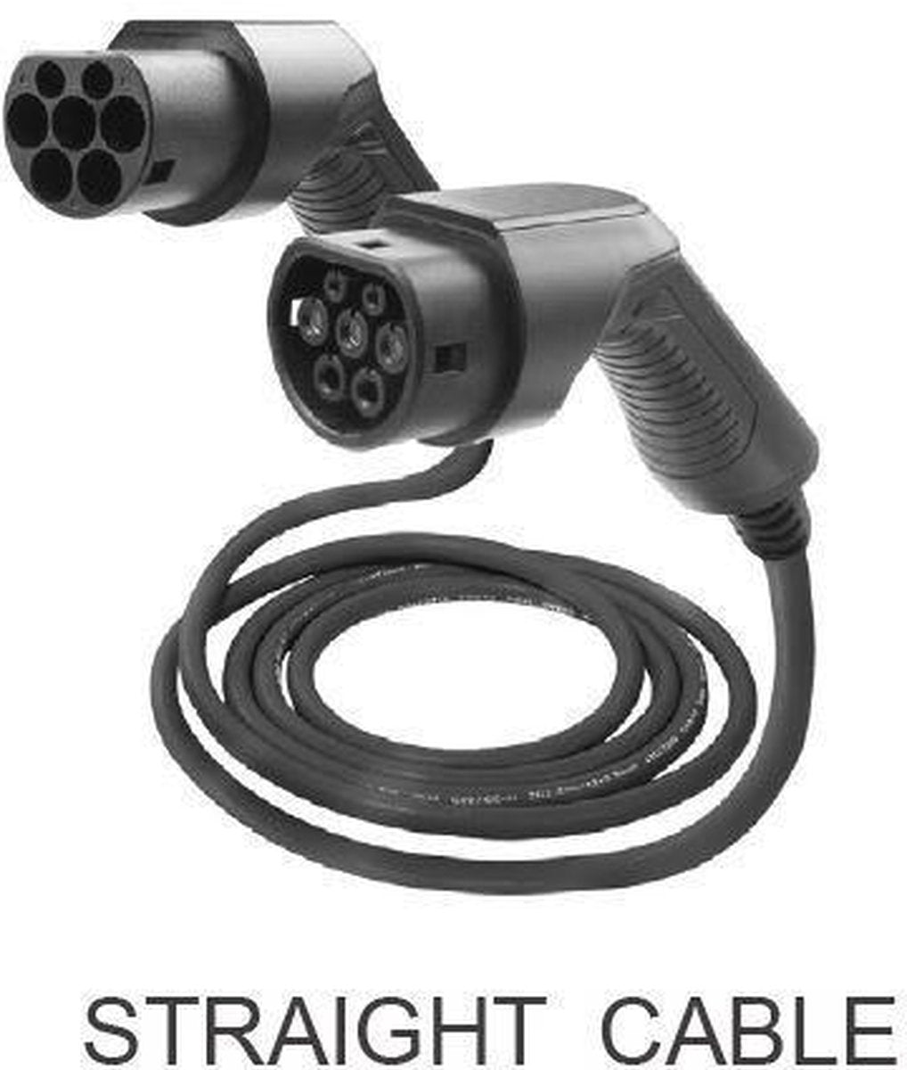 Rotrix EV Laadkabel plug Type 2 naar Type 2 | 3 fase 32A 22KW | 5 meter lang TUV en CE gekeurd