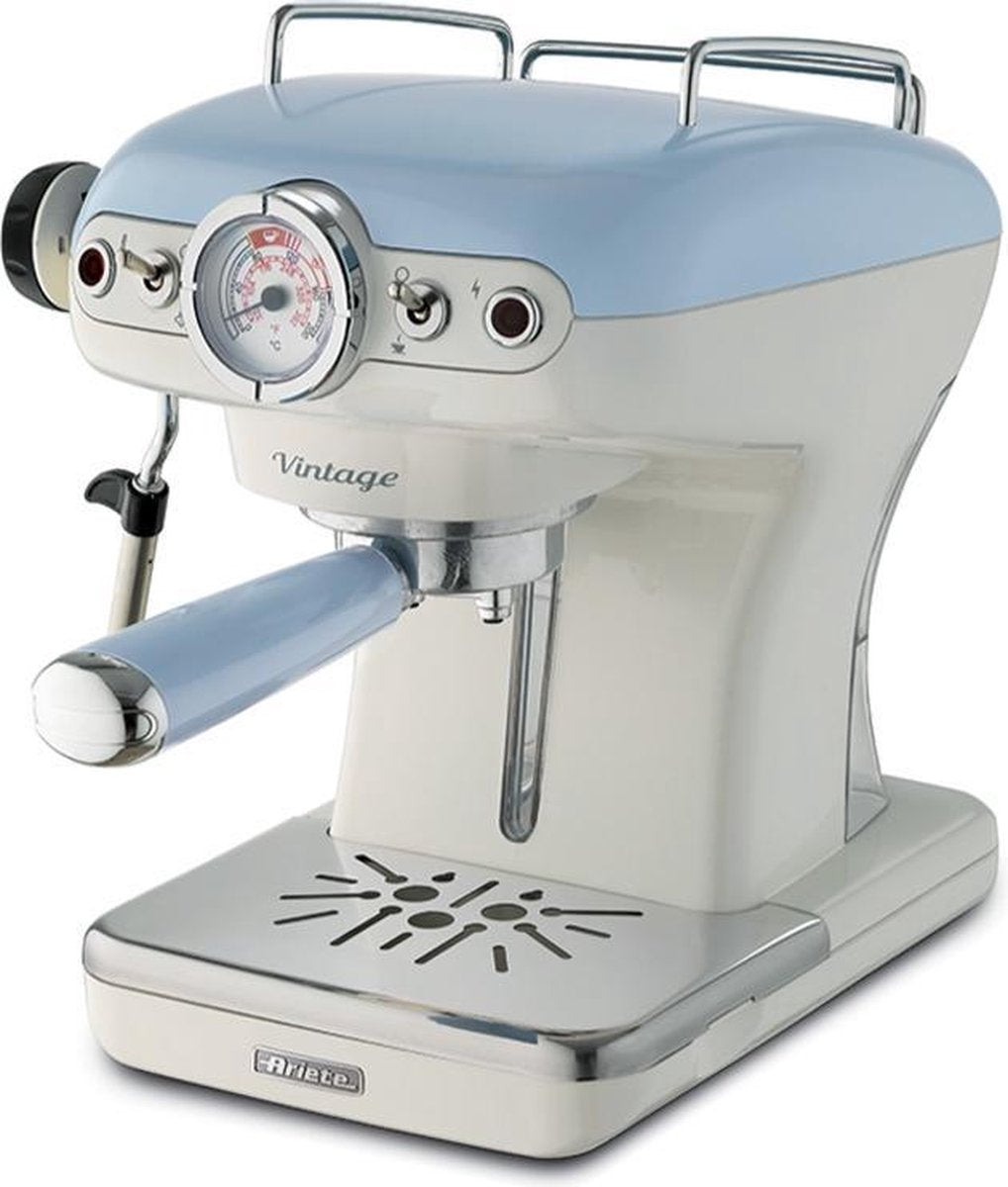 Ariete 1389 Vintage - Pistonmachine - Lichtblauw