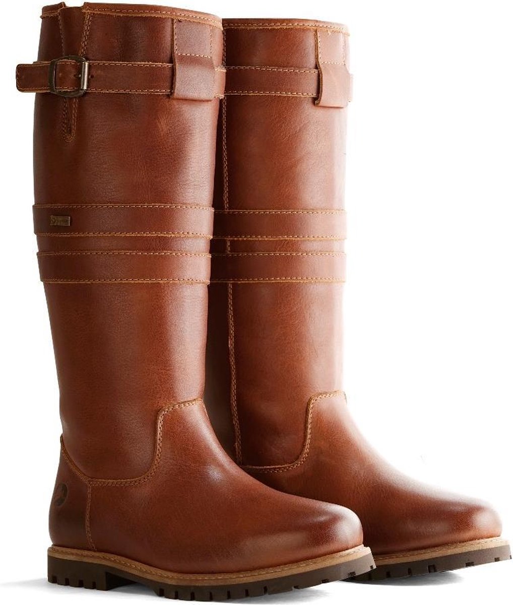 Travelin Alert Outdoorlaarzen Vrouwen - Cognac - Maat 37