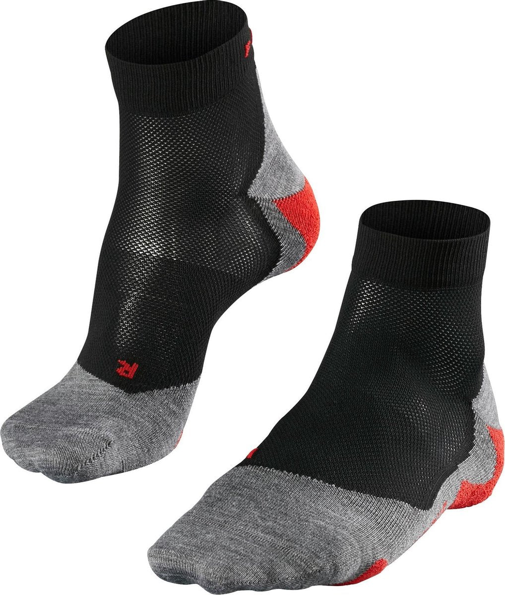 FALKE RU5 Short Heren Hardloopsokken - Zwart - Maat 46/48