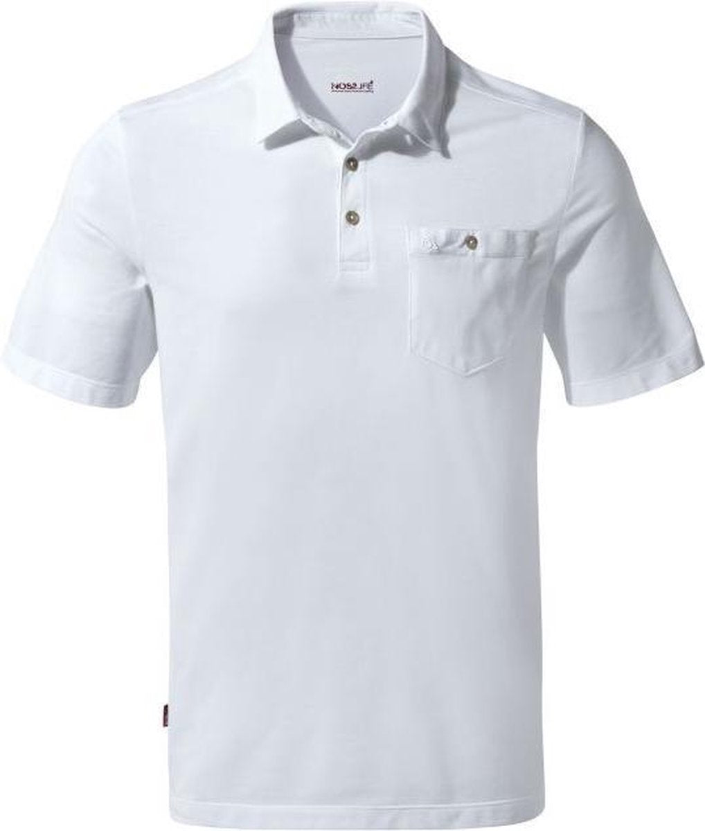 Craghoppers - Gilles - Nosilife - Polo - Wit - Heren - Maat S