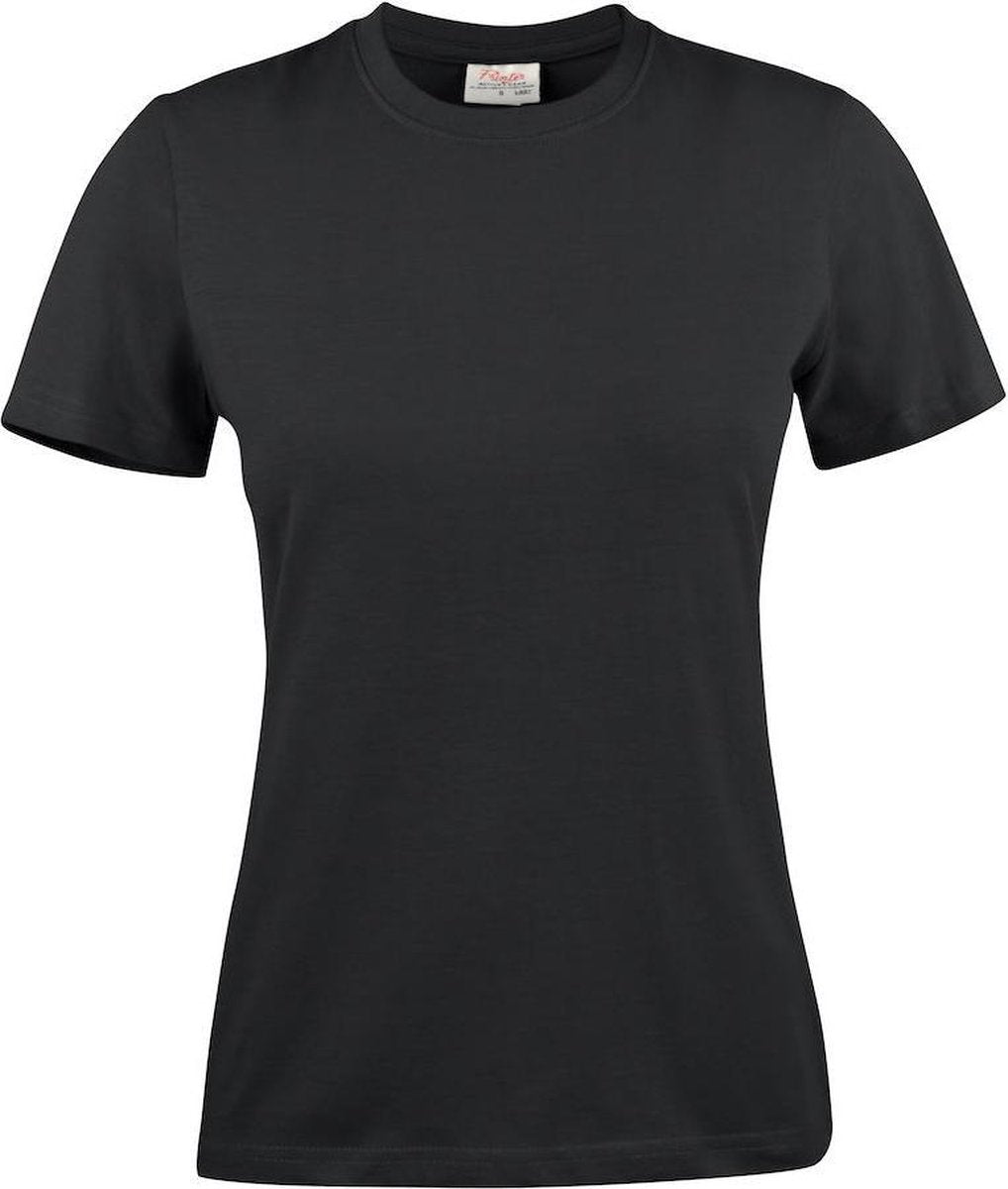 Printer T-shirt Lady 2264028 Zwart - Maat S