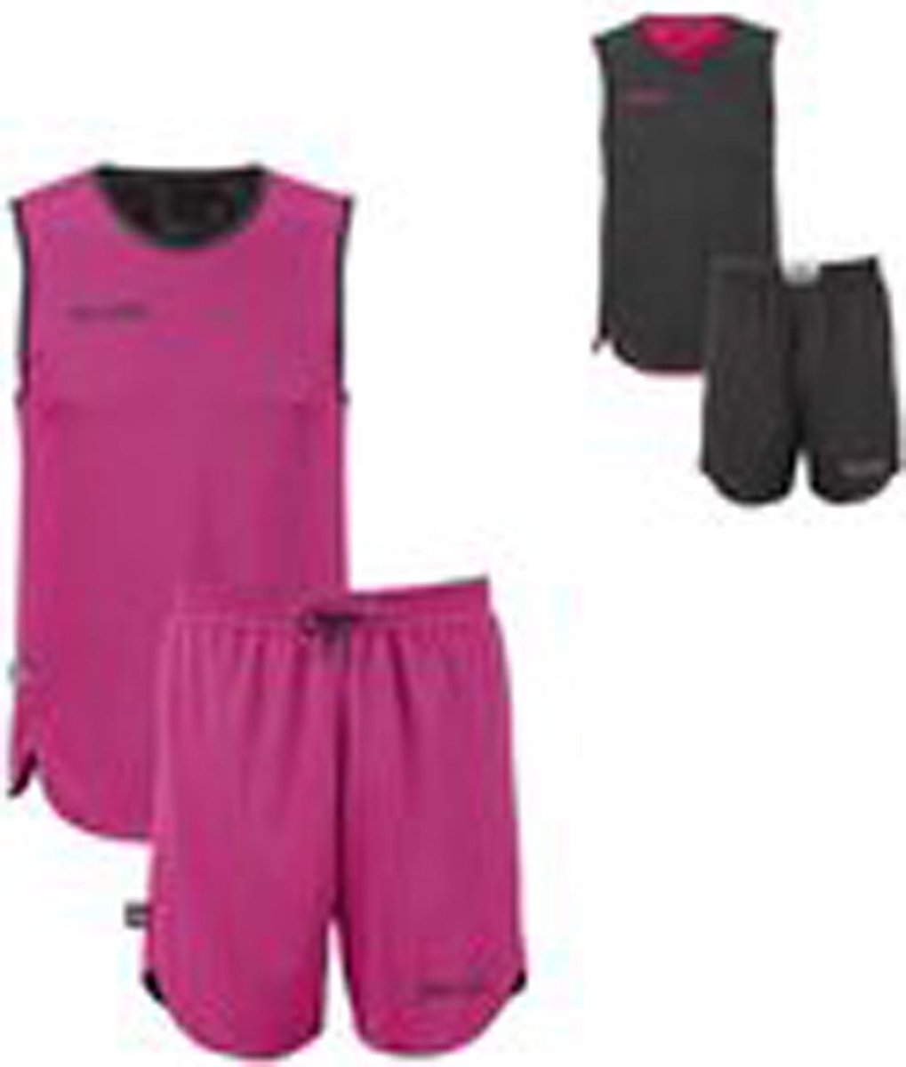 Spalding Double Face Reversible basketbal Set - maat 164 - roze/zwart