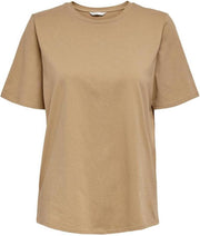 Onlonly Life S/s Top Jrs Noos 15172124 Tannin