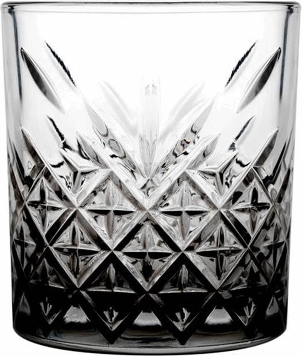 Pasabahce Timeless 35 cl Tumbler Zwart Doos 4 stuks