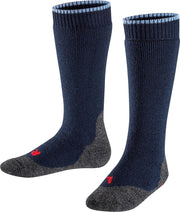 Falke Active Warm Kniekous Kinderen 11480 - Blauw 6120 marine Kinderen - 39-42
