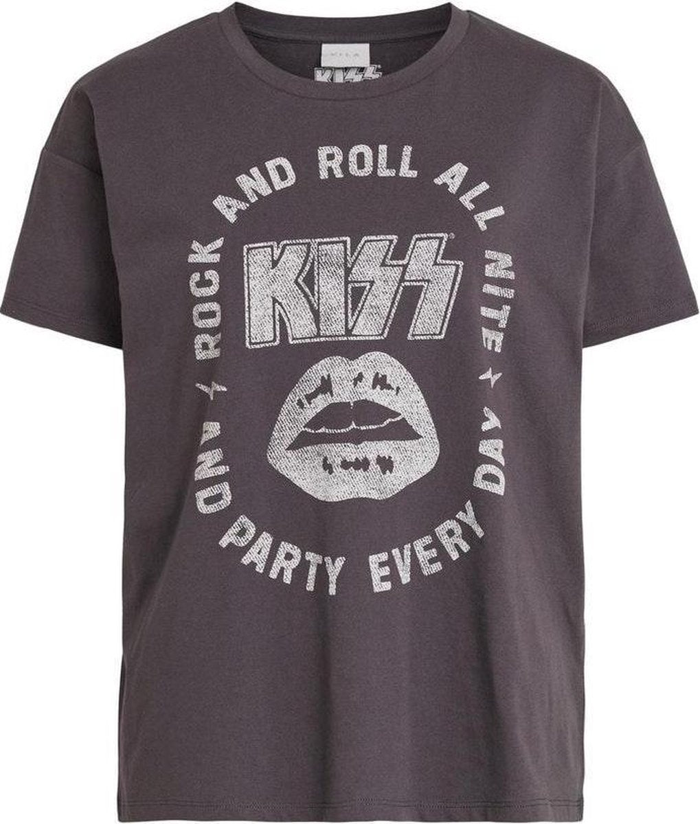 T-shirt Vila Antraciet maat S