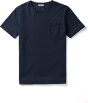 Unrecorded Pocket T-Shirt 155 GSM Navy - Unisex - T-Shirts -  Navy - Size XXL - 100% Organic Cotton - Sustainable T-Shirts