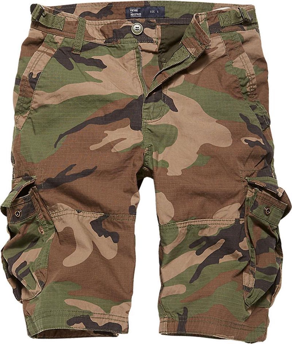 Vintage Industries Terrance Short woodland camo