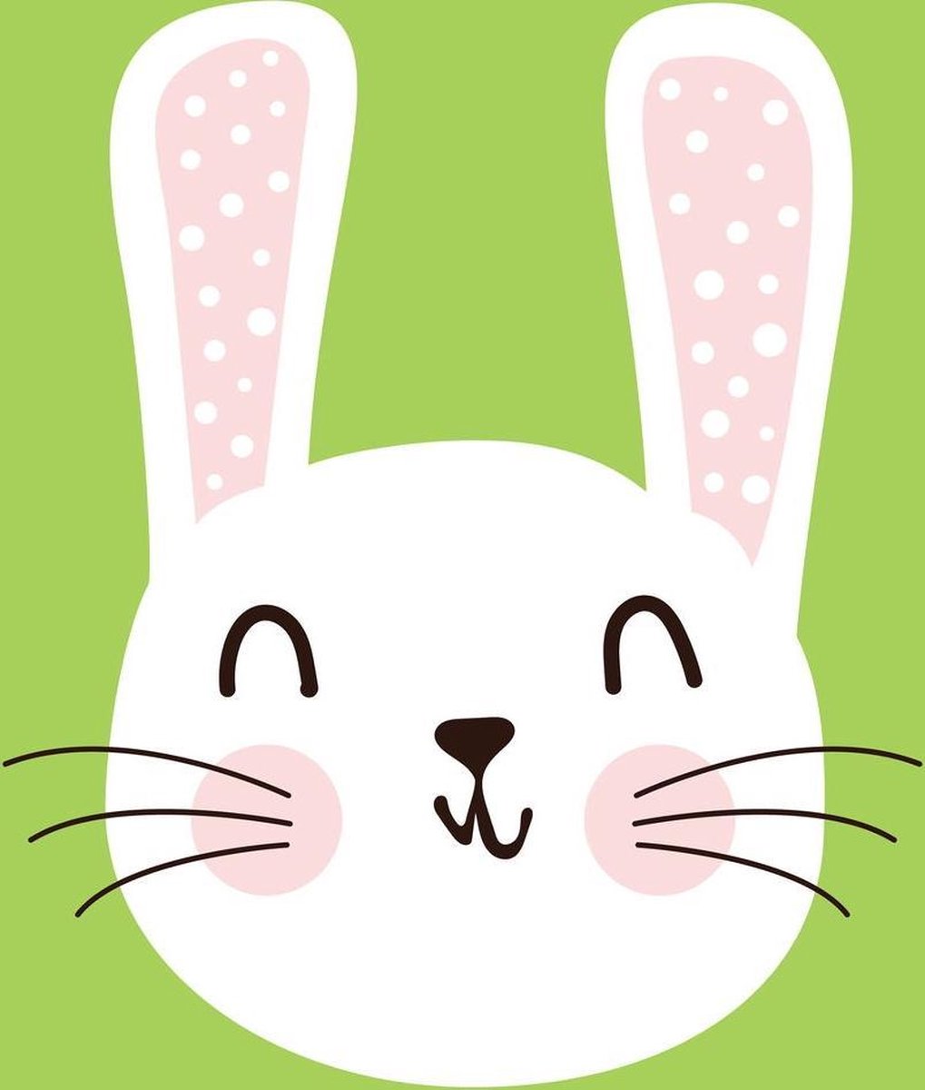 Duni Servetten Cute Bunny 3-laags 33 X 33 Cm Papier 20 Stuks