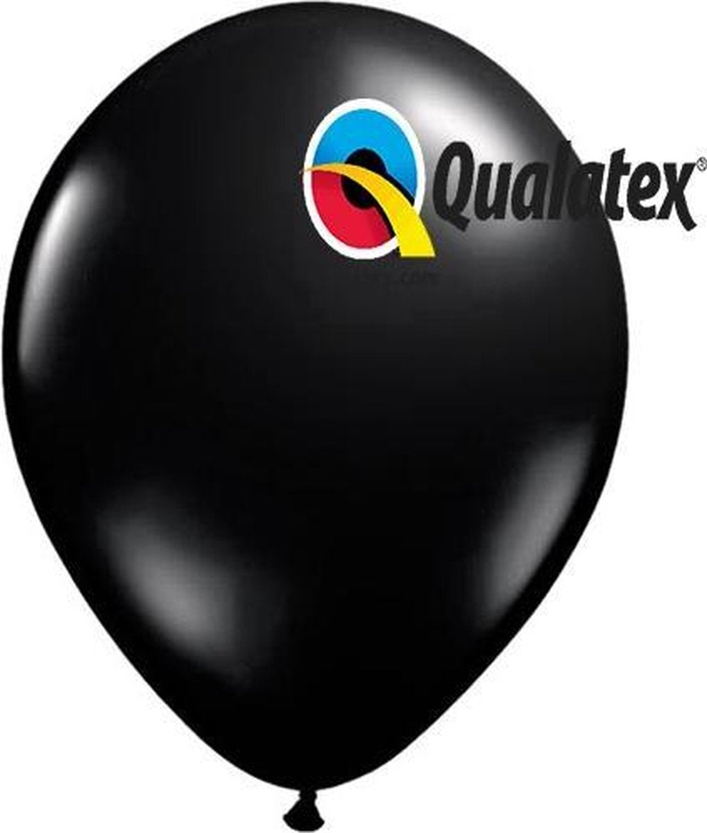 Ballonnen Onyx Black Jewel 15 cm 100 stuks