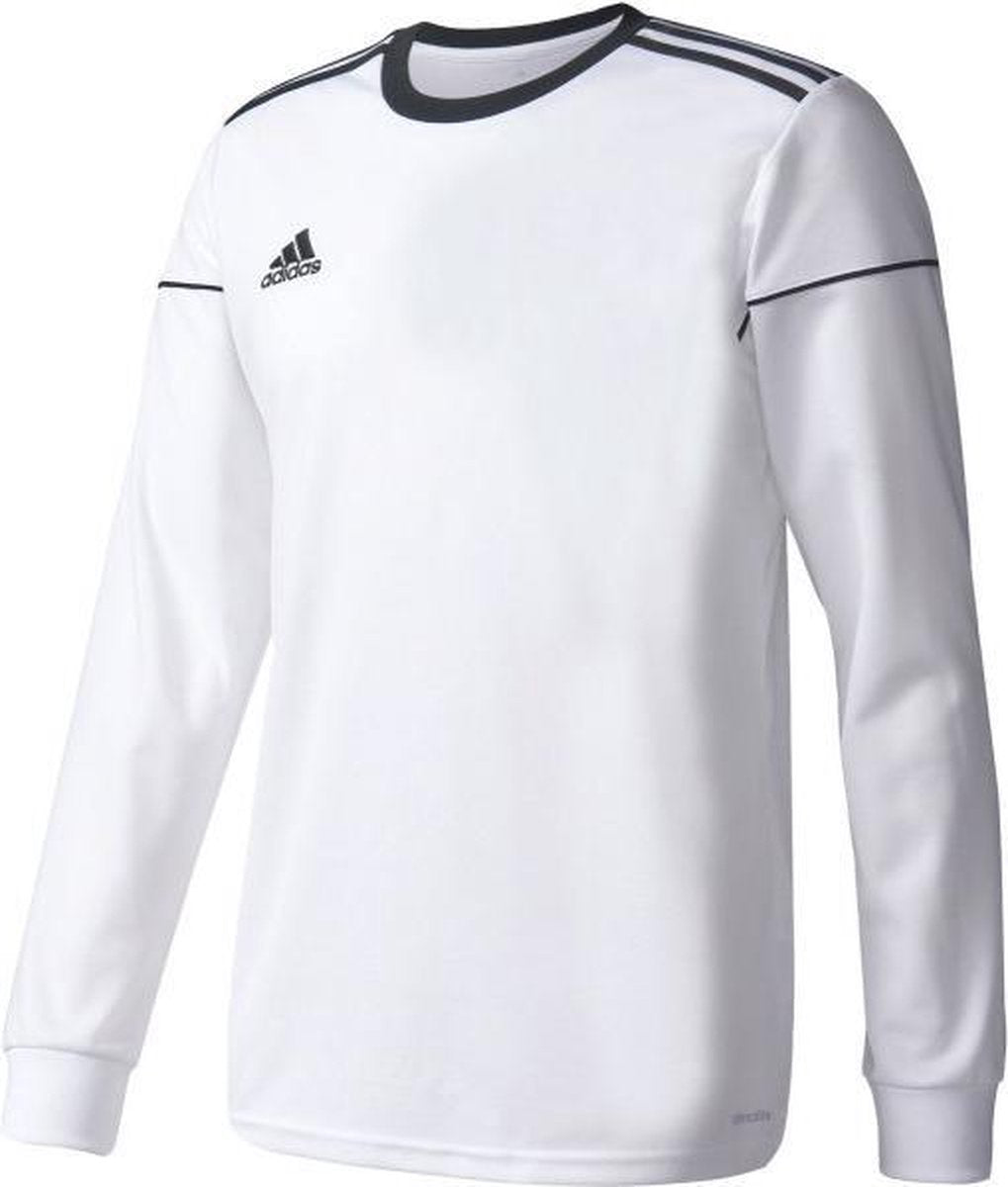 adidas Squadra 17 LS Jersey Heren - wit/zwart - maat 116