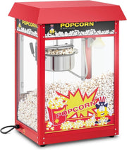 Royal Catering Popcorn Machine - Rood dak