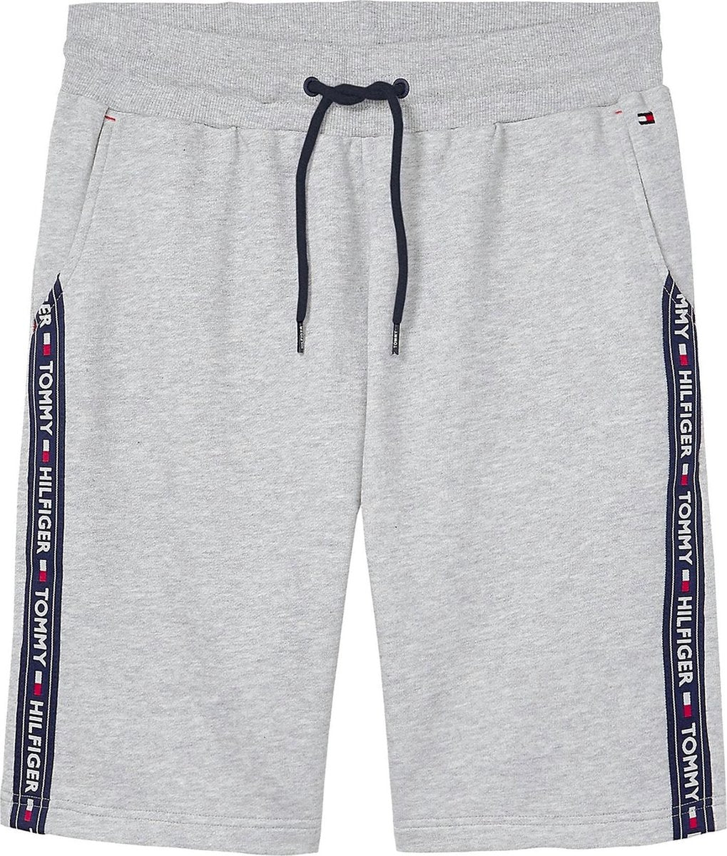 Tommy Hilfiger Sportbroek - Maat XL  - Mannen - grijs/ navy/ wit/ rood