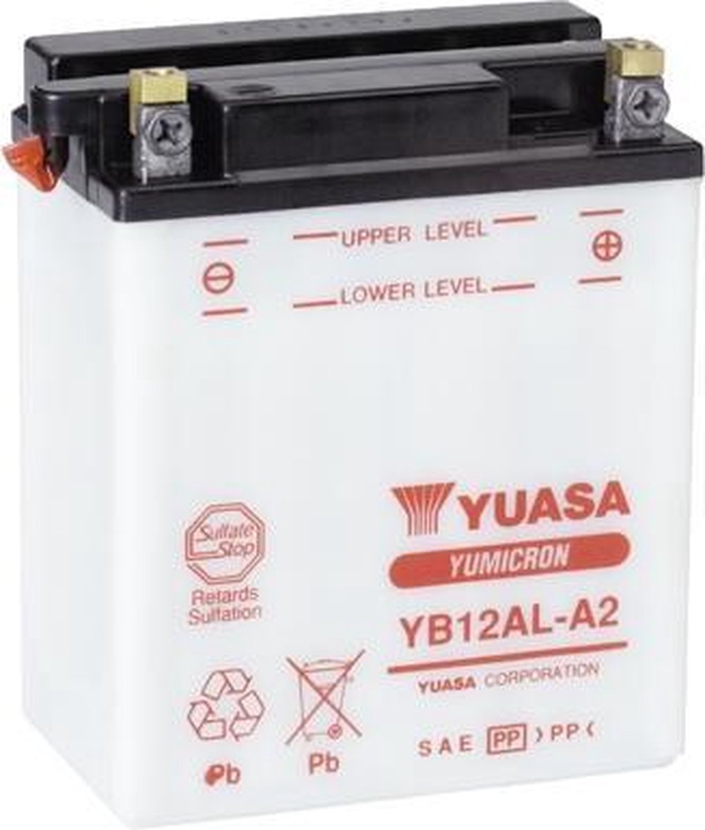 Yuasa Yb12Al-A2 Accu 12V 12Ah 134X80X160X160 (Excl. 0