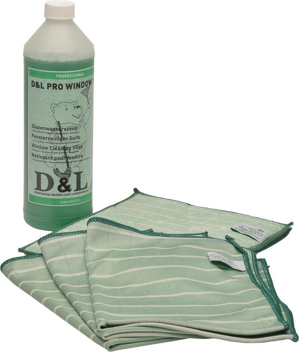 Bamboe Glasdoeken Microvezel Promo Doek Set