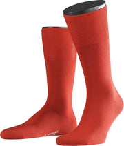 FALKE Airport Heren Sokken - Scarlet - Maat 45-46