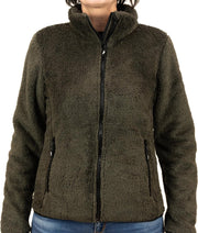 Nordberg fleece vest EVY army/bruin - maat XXL