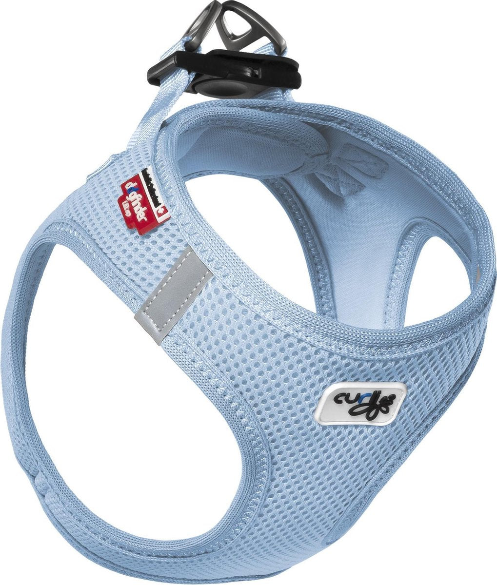 Curli Air-Mesh - hondentuig - 2XS - Licht Blauw
