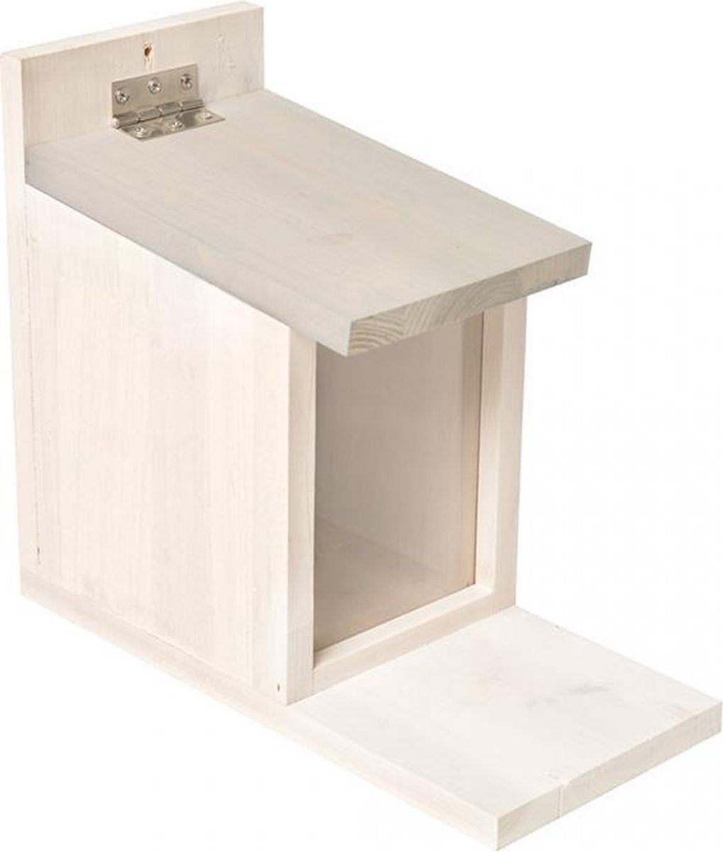 Duvo+ Eekhoorn voederhuis Wit cottage 27x23x12