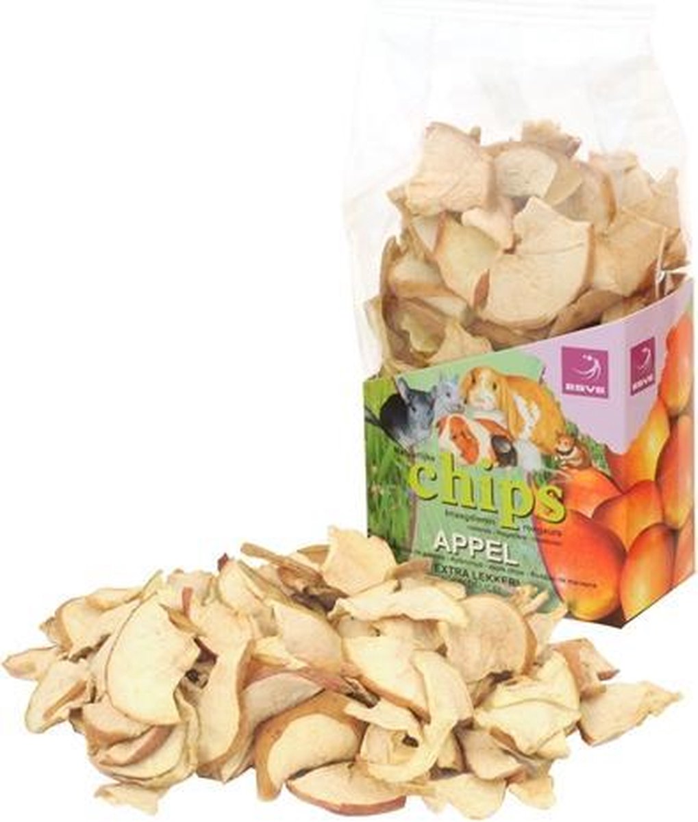 Esve knaagdierchips appel - 80 gr - 1 stuks
