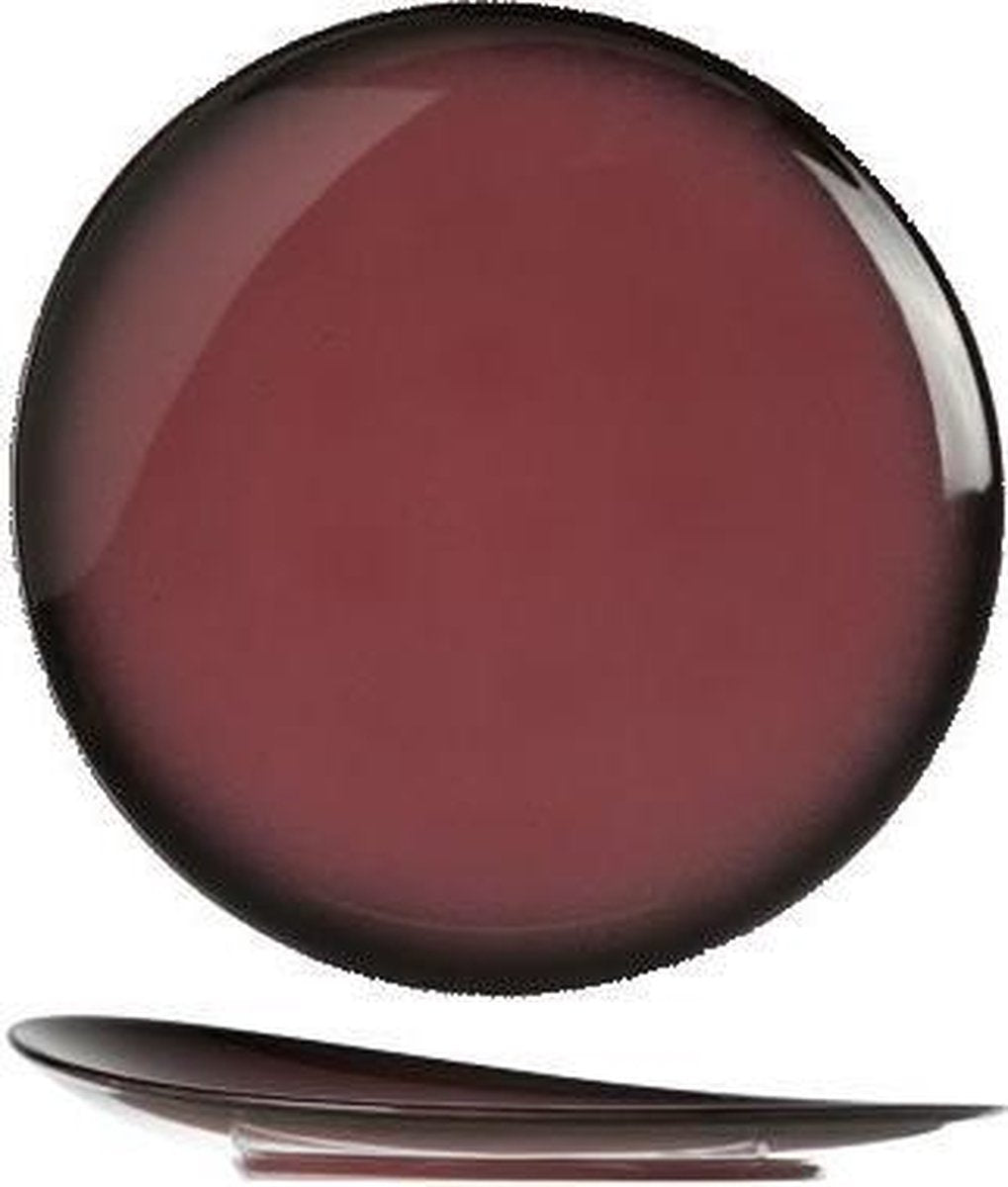 Cosy&Trendy For Professionals Vigo Indian Red Plat Bord - Ø 27 cm