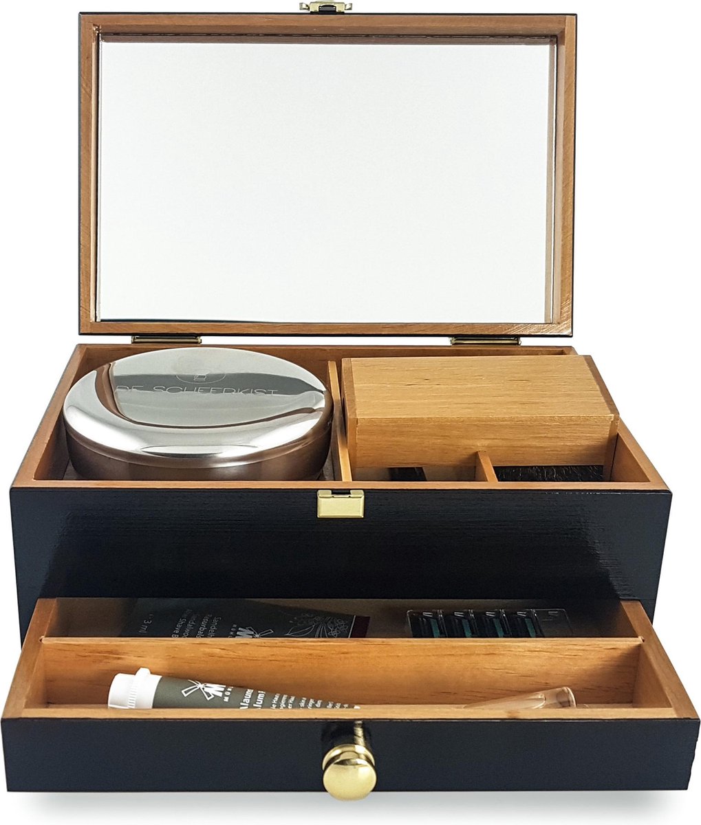 De Scheerkist met Mühle verzorgingsproducten (Fibre® kwast)