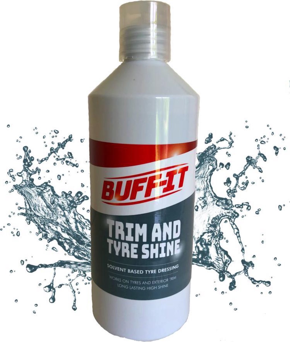 BUFF-IT - Trim and Tyre Shine - Blinkende banden en plastic - Diepe glans - 500ml