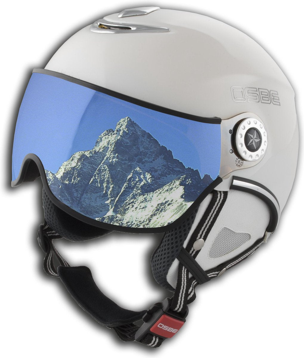 Osbe Skihelm Proton Snow Pearl White M - 58