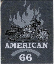HKM APPLICATIE LABEL AMERICAN 66 OPSTRIJKBAAR 5X7 CM. 5 STUKS.