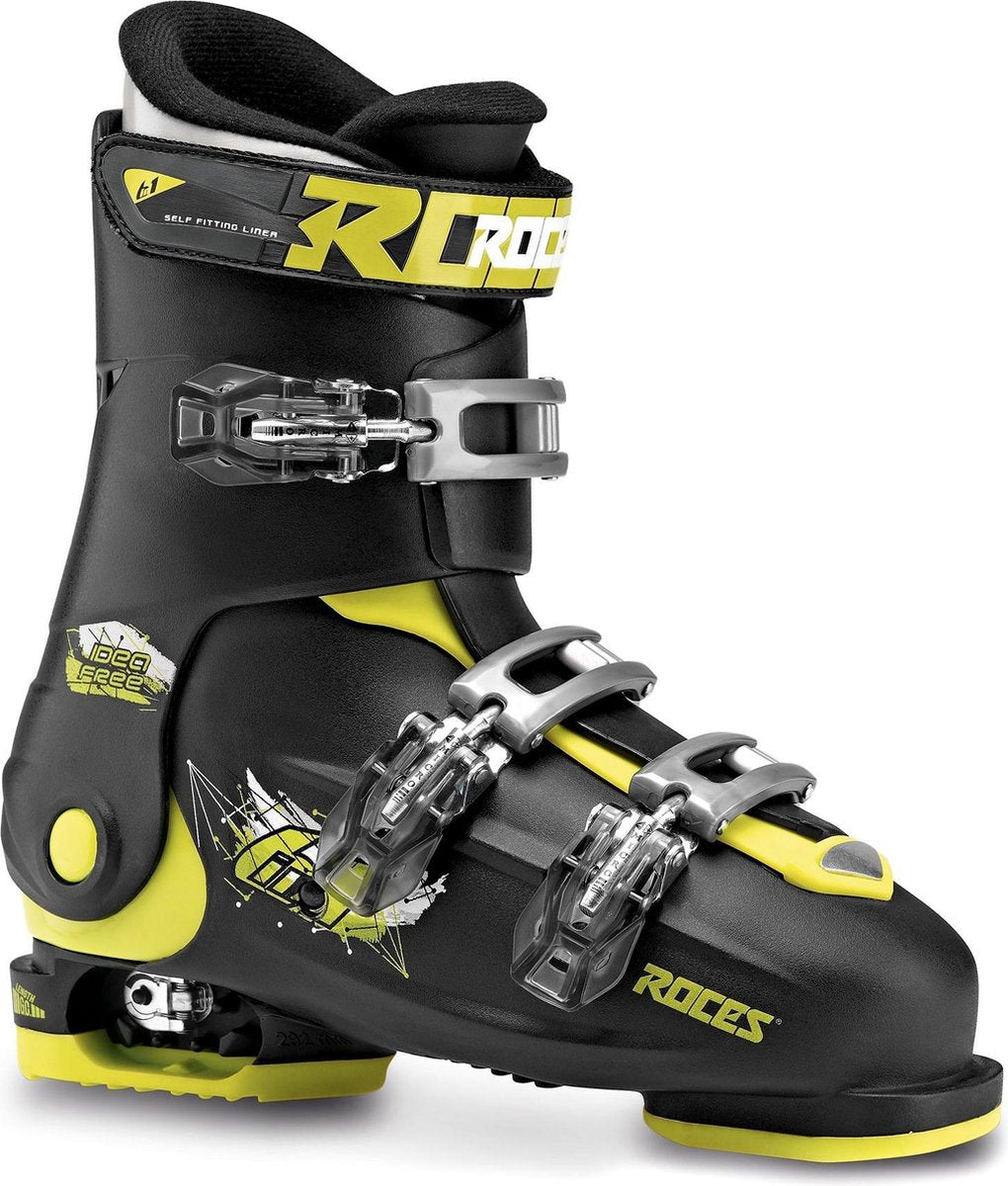 Roces Ski schoenen - Maat 36-40 - Unisex - zwart/geel/grijs