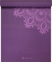 Gaiam Premium Mandala Yoga Mat - Paars - 172 X 61 X 0.5 Cm