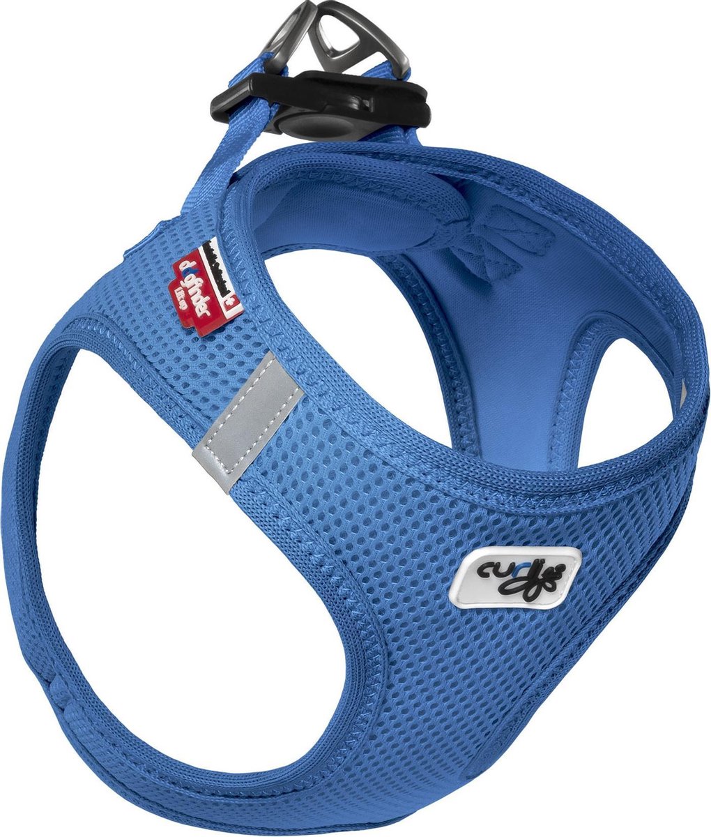 Curli Air Mesh Harness L Blauw