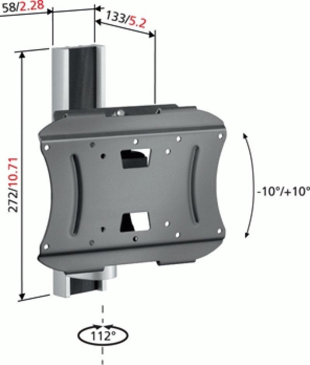 Vogel's PFW 3220 Zilver