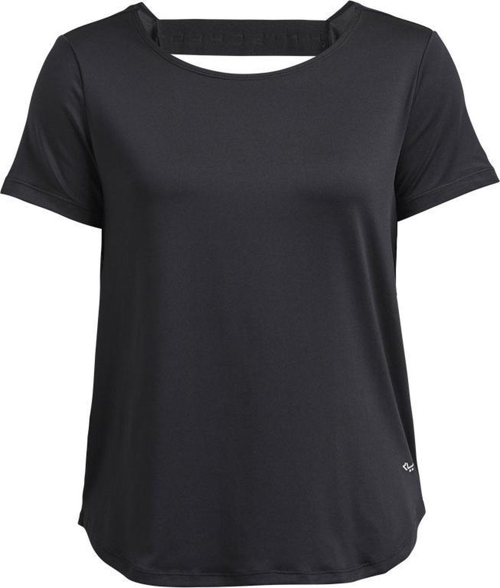 Röhnisch Sportshirt Deep Back Dames Zwart Maat Xs