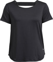 Röhnisch Sportshirt Deep Back Dames Zwart Maat Xs
