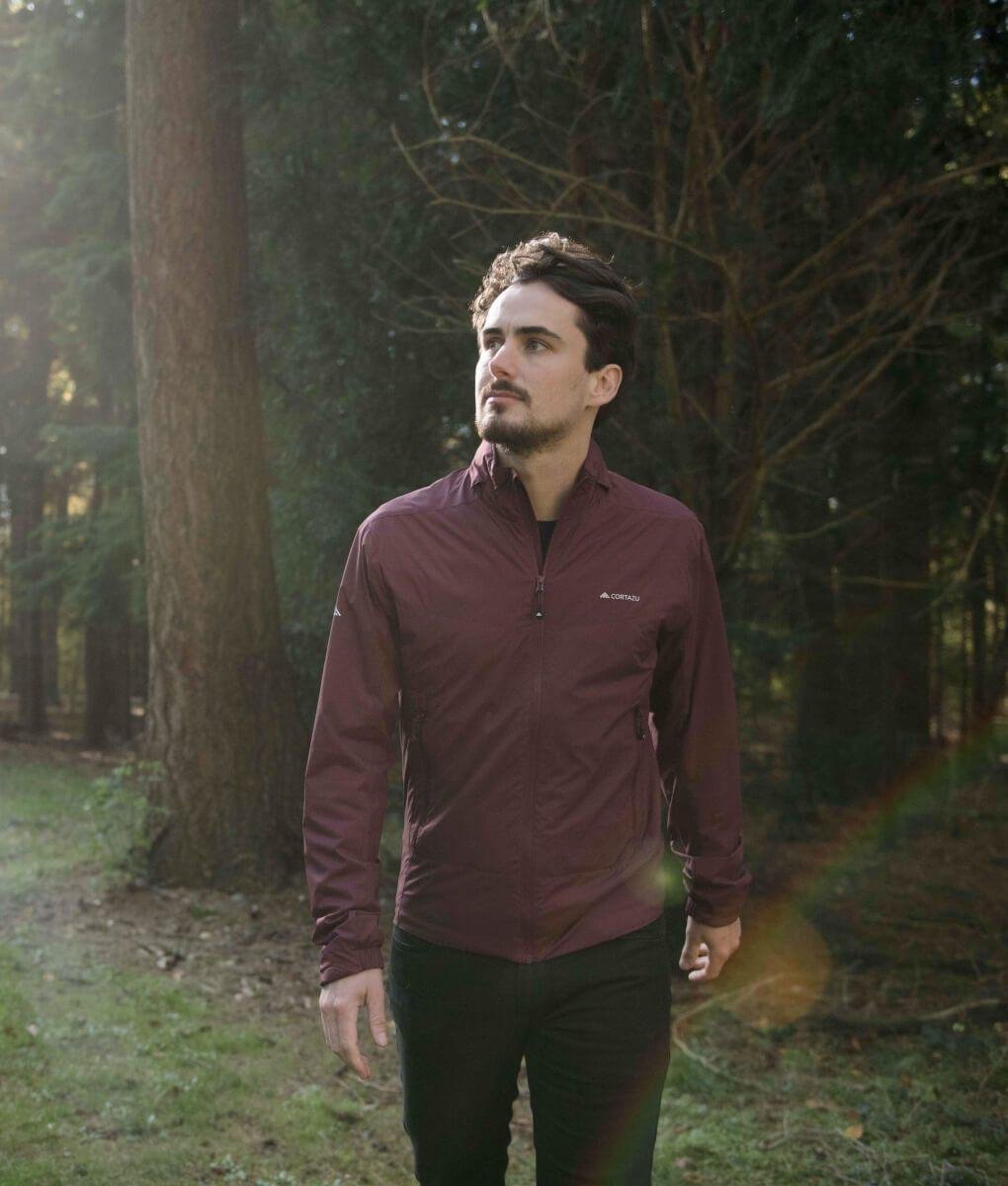 Cortazu Mid-layer Jas (all season) Rood | Heren warm gevoerde outdoor jas