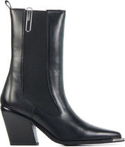Bronx Vrouwen   Cowboylaarzen / Laarzen / Damesschoenen 34198-a - Zwart - maat 38
