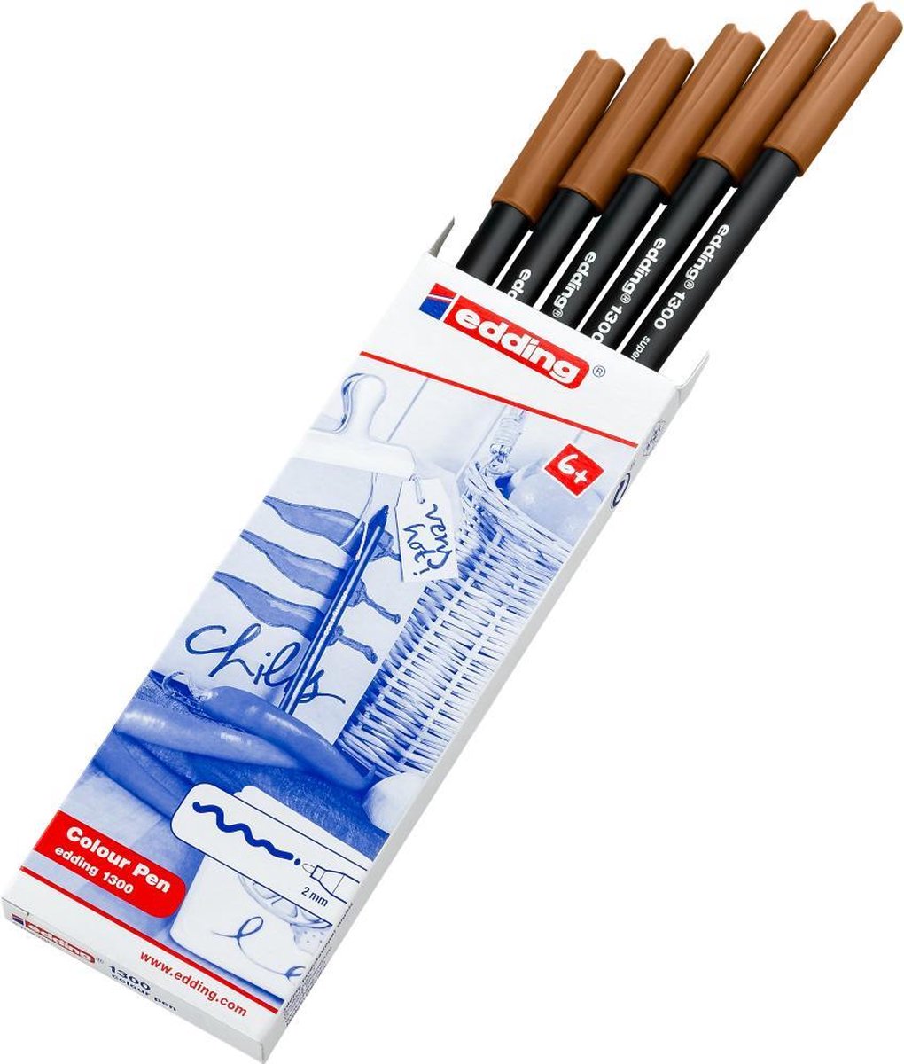Color pennen Edding 1300-15 groen-olijf