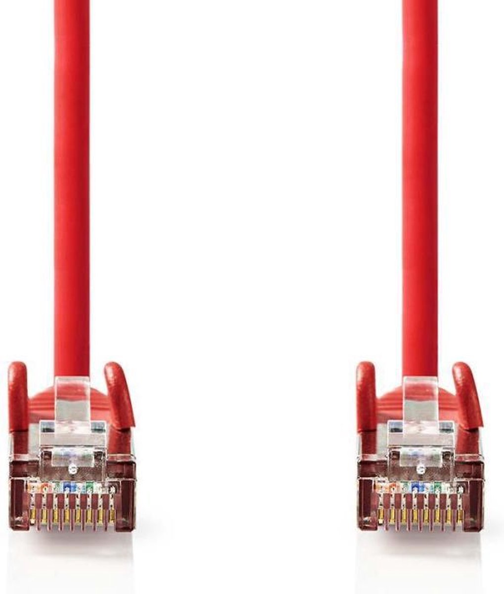 Cat 5e SF/UTP Network Cable | RJ45 Male - RJ45 Male | 1.5 m | Red