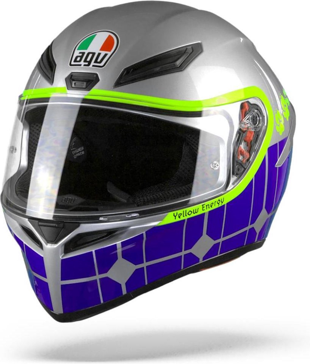 Agv K1 Rossi Mugello 2015 Integraalhelm - Motorhelm - Maat M/S