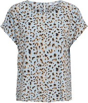 Top Only Blauw dessin maat M