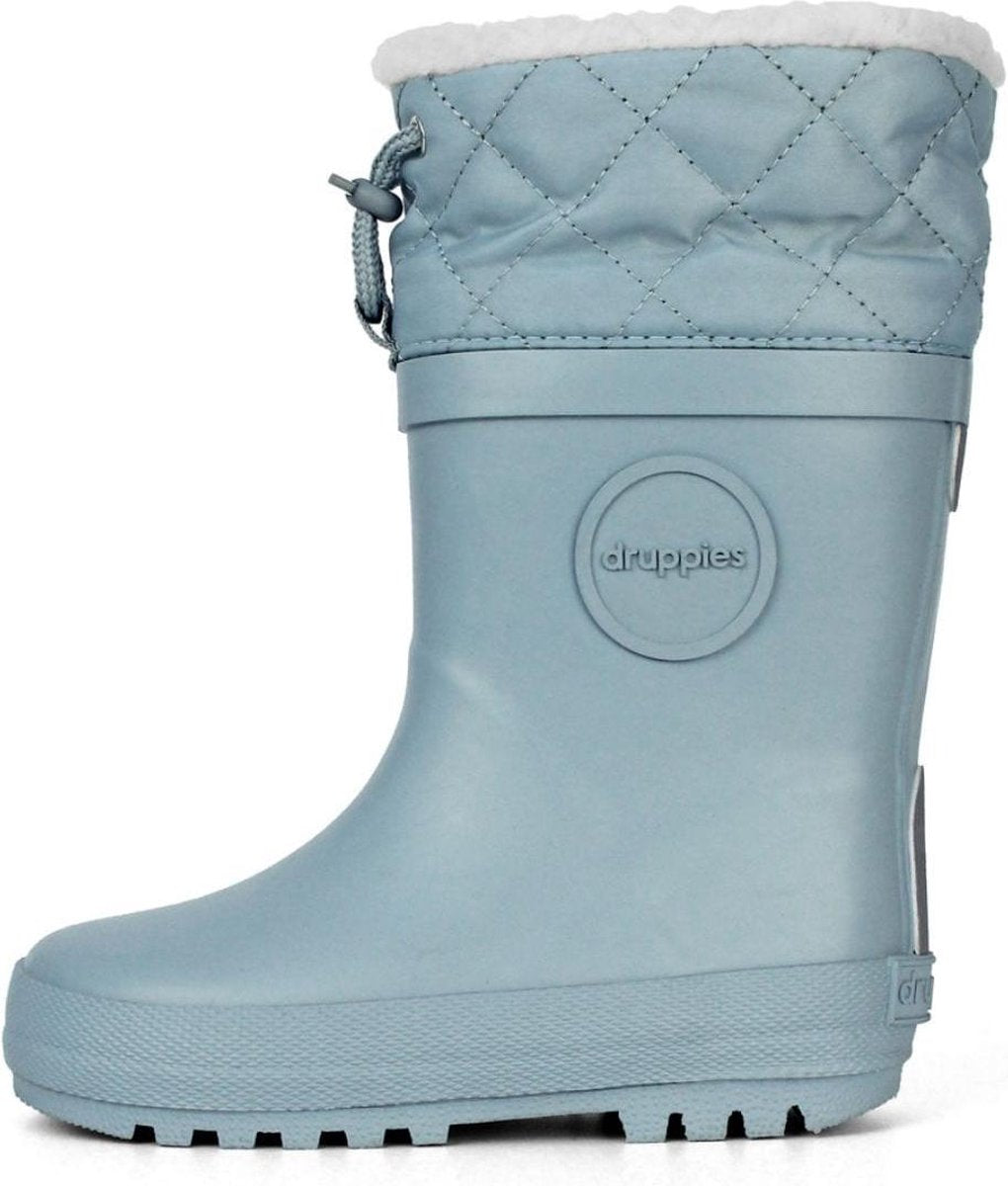 Druppies Regenlaarzen Gevoerd - Winter Boot - Lichtblauw - Maat 35